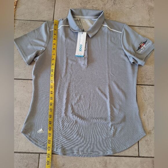 Adidas Gray Polo Size L - Picture 7 of 8